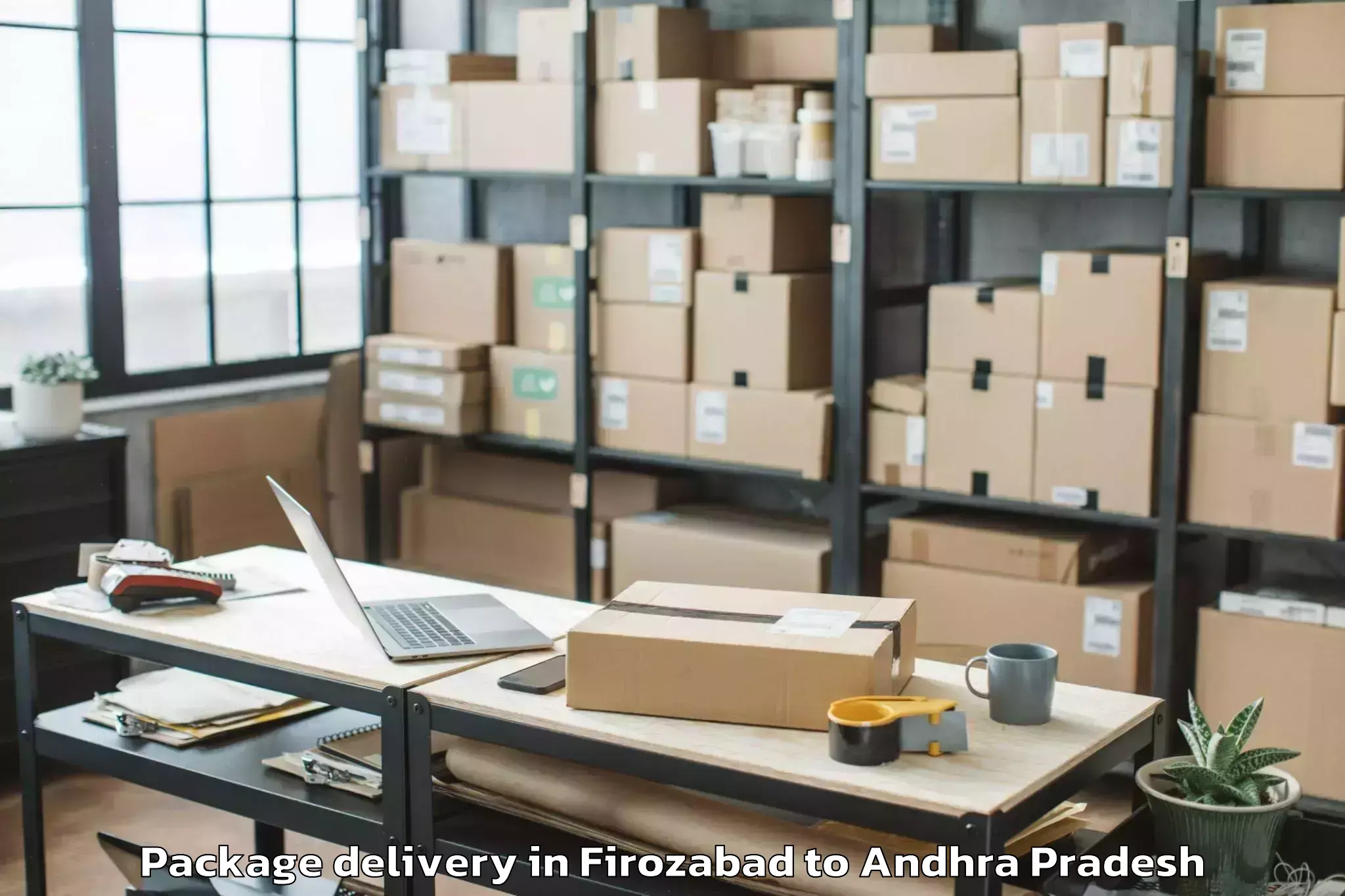 Firozabad to Gudlavalleru Package Delivery Booking